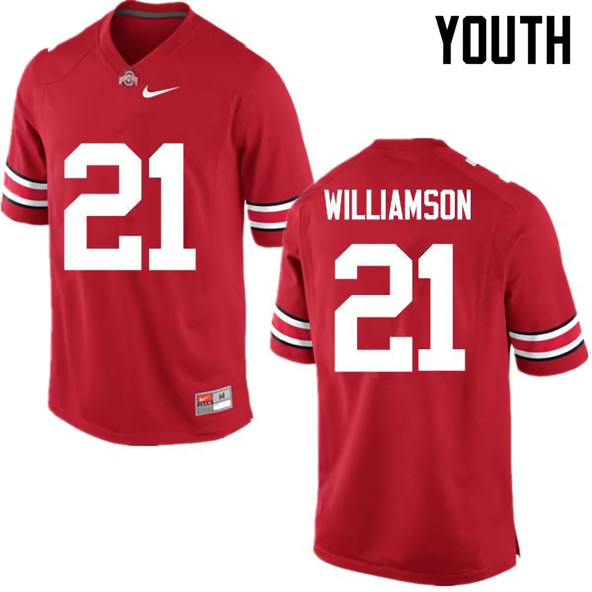 Marcus Williamson Ohio State Buckeyes Youth NCAA #21 Nike Red College Stitched Football Jersey IZY6256SS